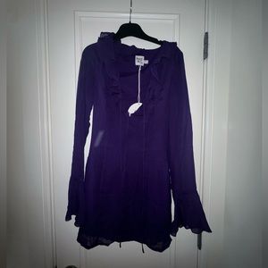 NEW WITH TAG, Princess Polly Dress Theo Mini Dress Purple